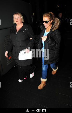 Patsy Kensit arrive à Liverpool en avant de la Strictly Come Dancing tour à Liverpool Echo Arena Liverpool, Angleterre - 12.07.11 Banque D'Images