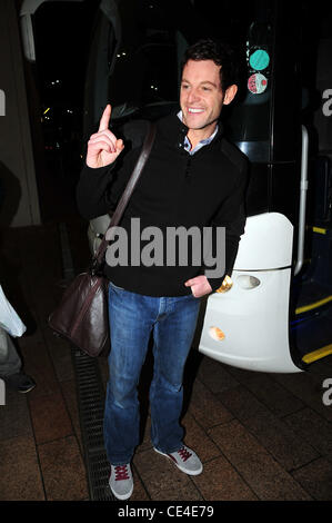 Matt Baker arrive à Liverpool en avant de la Strictly Come Dancing tour à Liverpool Echo Arena Liverpool, Angleterre - 12.07.11 Banque D'Images