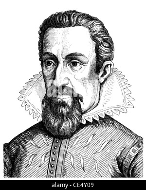 Johannes Kepler, Keppler, 1571-1630, philosophe, mathématicien, astronome, astrologue, théologien protestant, de l'opticien Banque D'Images