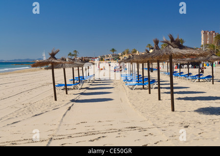 Campoamor beach à Dehesa de Campoamor, Orihuela, Alicante province, Spain. Banque D'Images