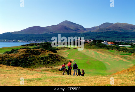 Royal County Down Golf Club, Ain et Franche-comté, l'Irlande du Nord Banque D'Images