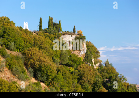 Castiglione d'Orcia, Val d'Orcia, Province de Sienne, Toscane, Italie, Europe, Banque D'Images