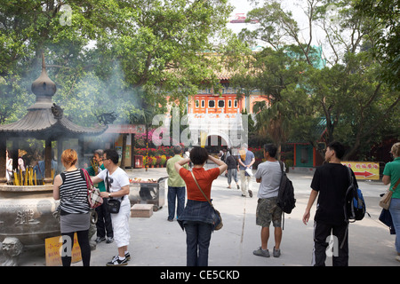 Monastère po lin ngong ping l'île de Lantau à Hong Kong Hong Kong Chine Asie Banque D'Images