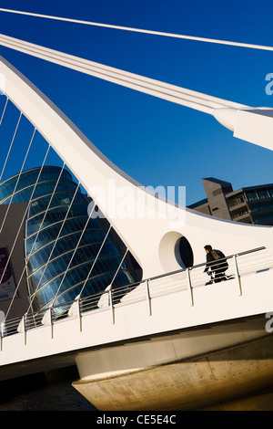 Samuel Beckett Bridge, Dublin, Irlande Banque D'Images