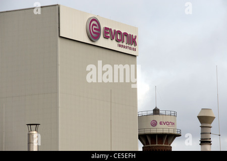 Usine chimique Evonik, Wesseling, Cologne, Allemagne Banque D'Images