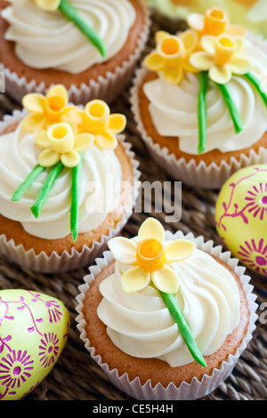 Cupcakes de Pâques Banque D'Images