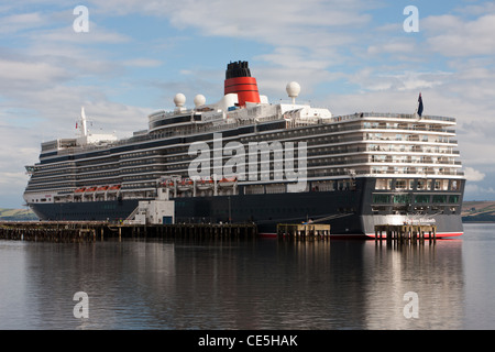 Bateau de croisière Queen Elizabeth à Invergordon, Estuaire de Cromarty, Ross & Cromerty, Ecosse Banque D'Images