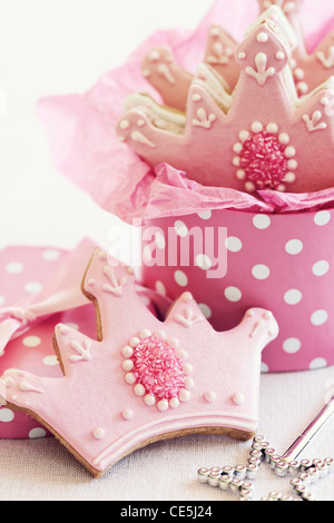 La princesse cookies Banque D'Images