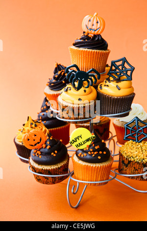 Cupcakes Halloween Banque D'Images