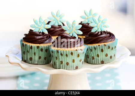 Petits gâteaux au chocolat Banque D'Images