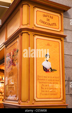 Espana Espagne Baléares Iles Baléares Majorque Majorque Palma La Cure Gourmande Chocolat de Olivas galletas sweets shop Store Se connecter Banque D'Images