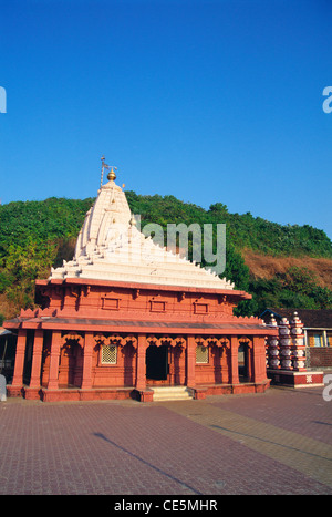 Temple de Ganesh ; Ganpatipule ; quartier de Ratnagiri ; côte de Konkan ; Maharashtra ; Inde ; asie Banque D'Images