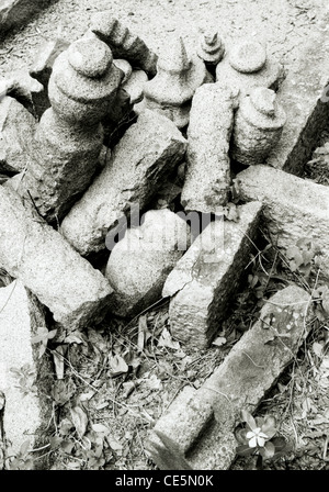 La photographie de voyage - Kampong Glam cimetière en Kampong Glam quartier arabe à Singapour en Asie du Sud-Est Extrême-Orient. Calme sérénité Banque D'Images