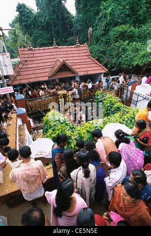 Temple de Panachikkadu Dakshina Mookambika ; Temple de Dakshana Mookambika ; Temple de Saraswathy ; Panachikadu ; Kerala ; Inde ; Asie Banque D'Images