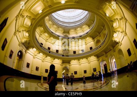 Le dôme de la Texas State Capitol building Banque D'Images