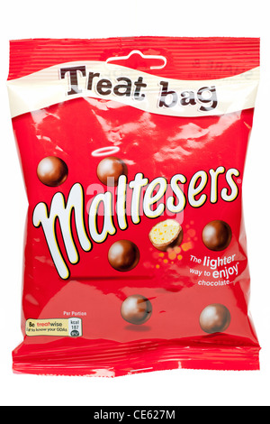 Traiter le sachet de Maltesersltesers Banque D'Images