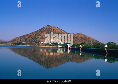 Lac Fateh Sagar ; Udaipur ; Rajasthan ; Inde ; asie Banque D'Images