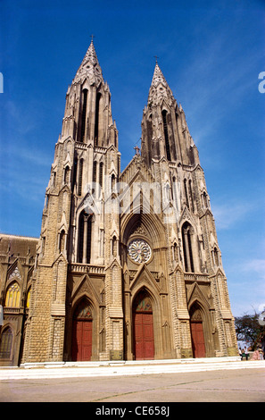 La Cathédrale Saint Philomena ; ; ; Inde Karnataka Mysore Banque D'Images