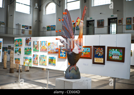 "L'art naif Katowice 2011 Festival', Wilson Galerie de l'arbre, à Katowice, Pologne. Banque D'Images