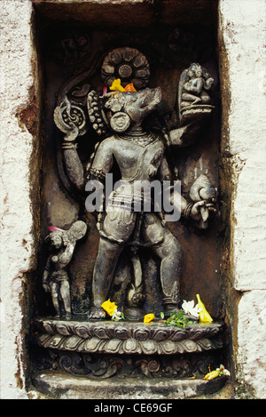 Avatar Varaha temple Lingraj ; ; ; ; Inde Orissa Bhubaneswar Banque D'Images