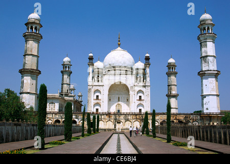 Bibi Ka Maqbara ; Bibi Ka Maqbara ; Aurangabad ; Maharashtra ; Inde ; Asie Banque D'Images