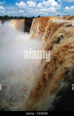 Chutes de Chitrakote ; chutes de Chitrakoot ; rivière Indravati ; chutes de Chitrakot ; Jagdalpur ; Bastar ; Chhattisgarh ; Inde ; Asie Banque D'Images