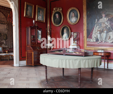 L'intérieur de château de Rosenborg à Copenhague, Danemark Banque D'Images