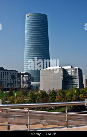 La tour Iberdrola, Bilbao, Communauté Autonome Basque, Espagne Banque D'Images