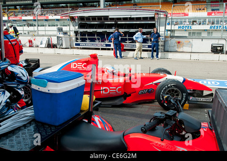 Le pit lane,Formule 2, Hockenheim, Hockenheim, Allemagne, Europe Banque D'Images