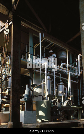 Usine chimique ; usine chimique ; usine de fabrication industrielle de procédés chimiques de transformation ; inde ; asie Banque D'Images