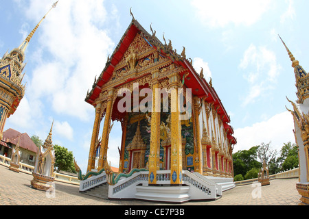 Wat temple de Chalong à Phuket, Thaïlande Banque D'Images