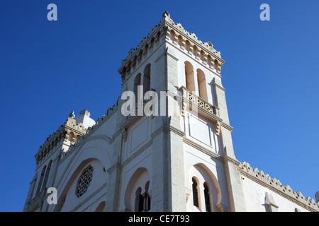 La Tunisie. Carthage. Colline de Byrsa - cathédrale Saint Louis Banque D'Images