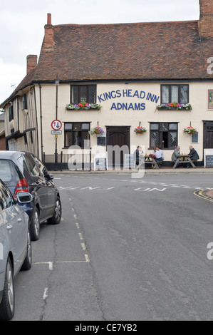 Kings Head Inn dans Market Hill, Woodbridge, Suffolk, UK Banque D'Images