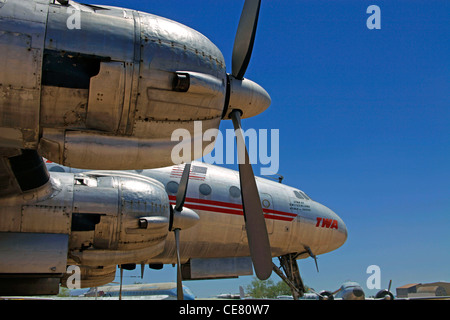 Une Trans World Airlines Lockheed L-1049 Constellation au Pima Air Museum Banque D'Images