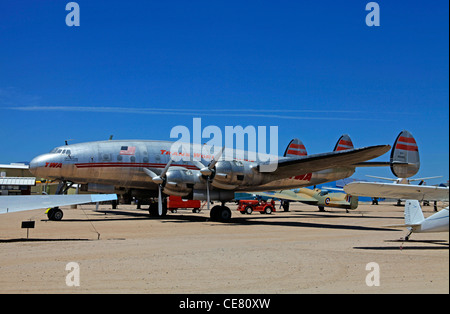 Une Trans World Airlines L-1049 Constellation au Pima Air Museum Banque D'Images