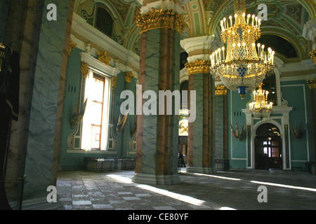 Intérieur de la Cathédrale Pierre et Paul, Saint-Pétersbourg, Russie Banque D'Images