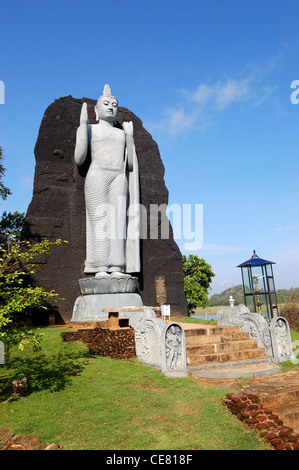 Le comité statue de Bouddha, le Sri Lanka Banque D'Images