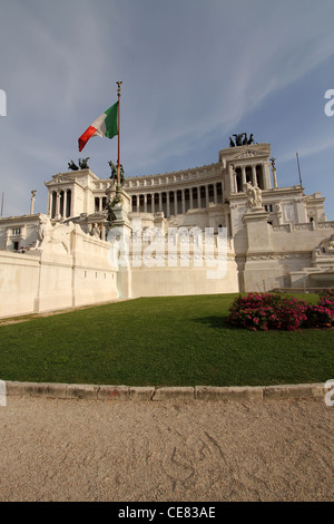 (Vittoriano monument Vittorio Emanuele II) à Rome, Italie Banque D'Images