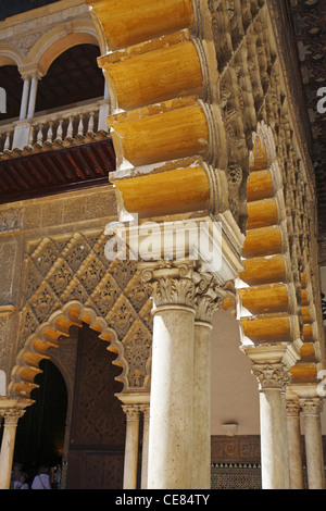 L'Alcázar de Séville , Espagne Banque D'Images