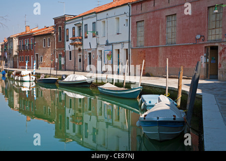 Venise - canal de l'île de Murano San Banque D'Images