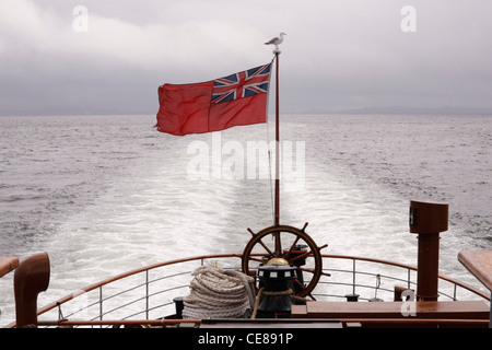 Bateau à vapeur Waverley PS sur la Clyde. Banque D'Images