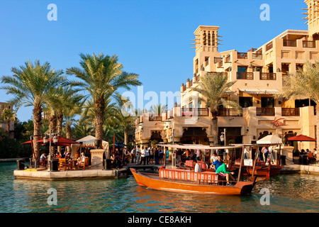 Dubai,f Le Madinat Jumeirah hotel. Banque D'Images