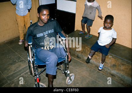 L'hôpital des enfants victimes de mines dans la récupération, Kigali, Rwanda, Afrique du Sud Banque D'Images