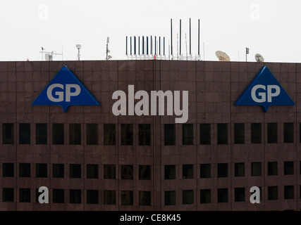 Photographie aérienne haut de Georgia-Pacific Tower, Atlanta, Géorgie Banque D'Images
