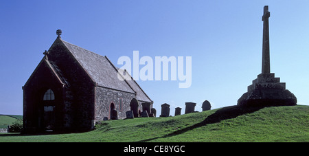 Christian pierres sont hébergés dans cet église Kirkmadrine isolés et d'inhumation chapeI, l'emplacement est utilisé utilisé pour le tournage Banque D'Images