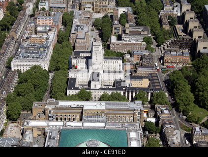 Image aérienne de l'Université SOAS de Londres, Bloomsbury, Londres WC1 Banque D'Images