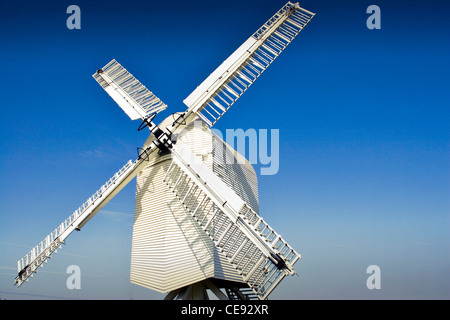 Bois Bois Blanc moulin dans la campagne anglaise à Chillenden Kent England UK Banque D'Images