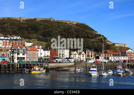 Le port de Scarborough, North Yorkshire UK Banque D'Images