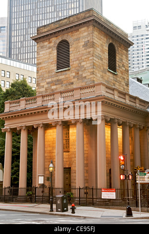 Chapelle du roi à Boston, Massachusetts, États-Unis. Banque D'Images