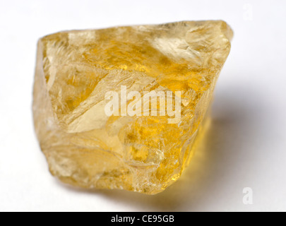 Quartz Citrine (jaune) Banque D'Images